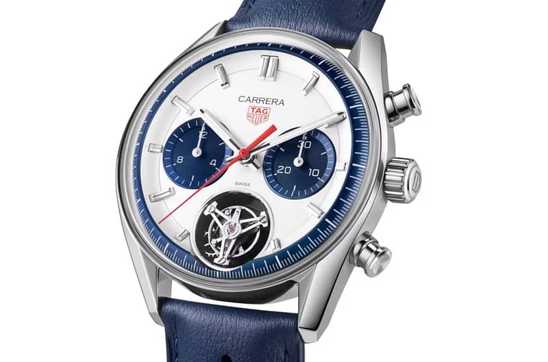 TAG Heuer Releases the Blue-Panda-Dial Carrera Chronograph Tourbillon